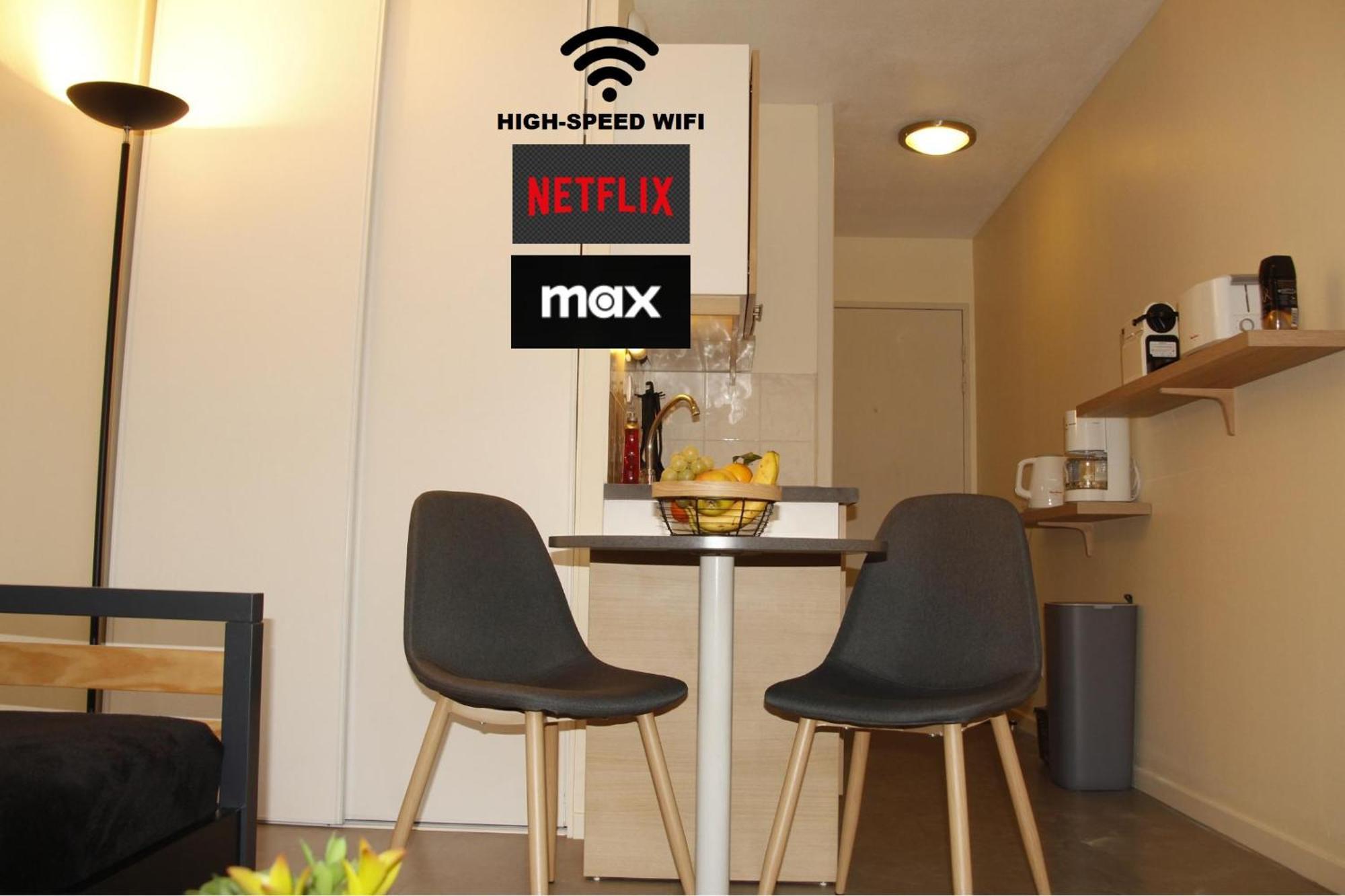 Grenoble Hyper-Centre + Wifi + Netflix Apartment Bagian luar foto